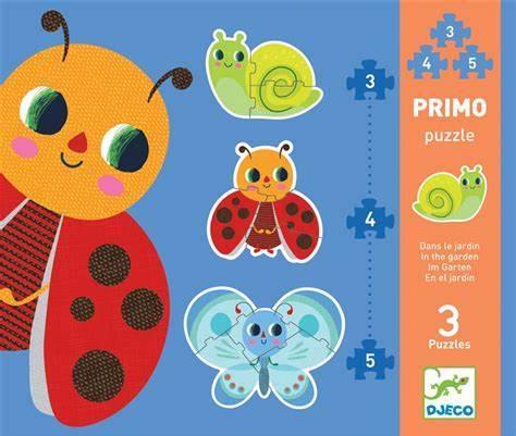 Set Puzzle-uri evolutive Djeco in gradina - www.copilarestiromania.com