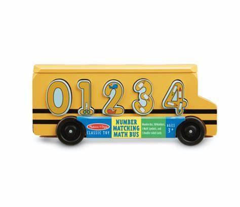 Autobuzul cu numere Melissa & Doug - www.copilarestiromania.com