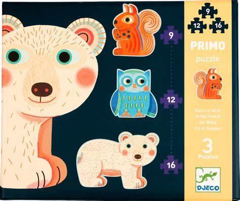 Set Puzzle-uri evolutive Djeco animale - www.copilarestiromania.com