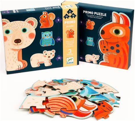 Set Puzzle-uri evolutive Djeco animale - www.copilarestiromania.com