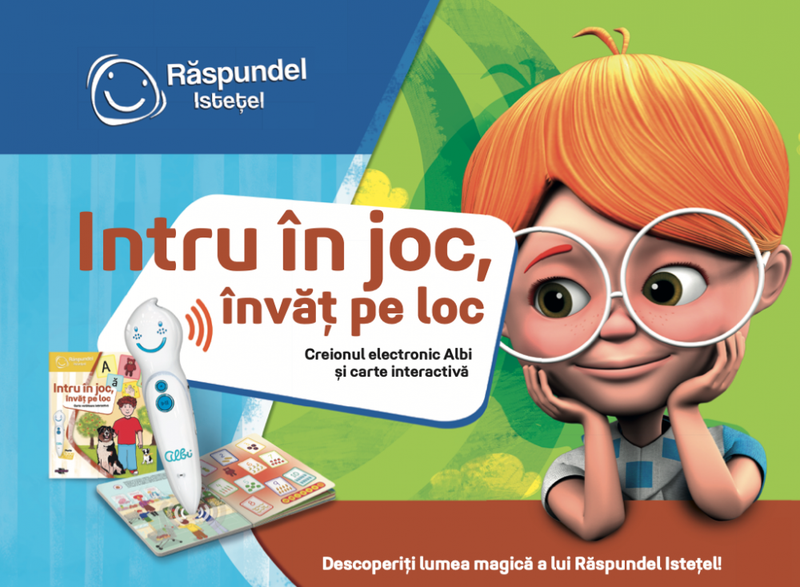 Pachet carte si creion RASPUNDEL ISTETEL - Intru in joc si invat pe loc