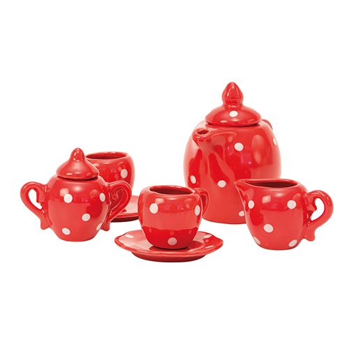 Set joaca valiza cu set de ceai ceramica Moulin Roty