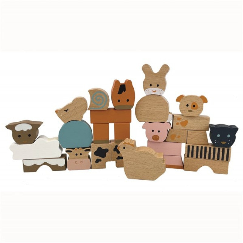 Animale Din Cuburi De Lemn, Egmont Toys