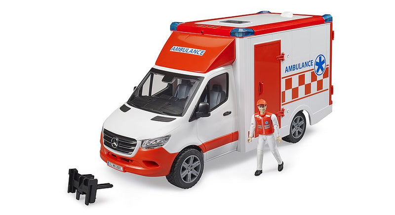 Ambulanta Mercedes Benz Sprinter cu sofer - Ambulanta Bruder - Bruder 02676