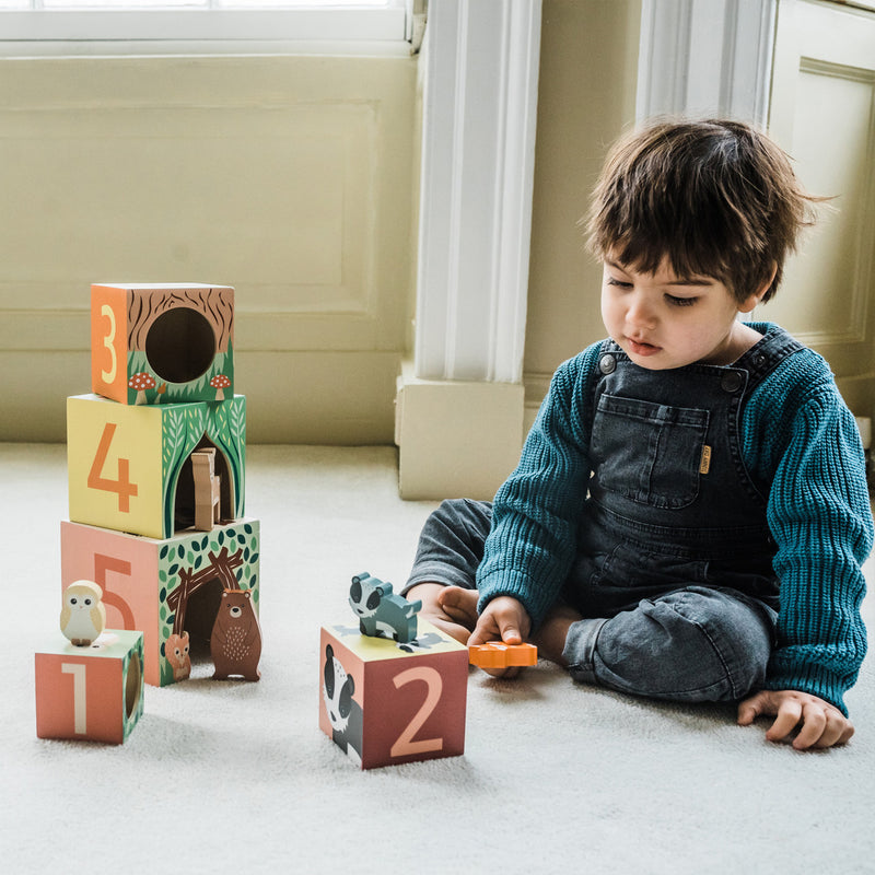 Cuburi De Stivuit, Orange Tree Toys