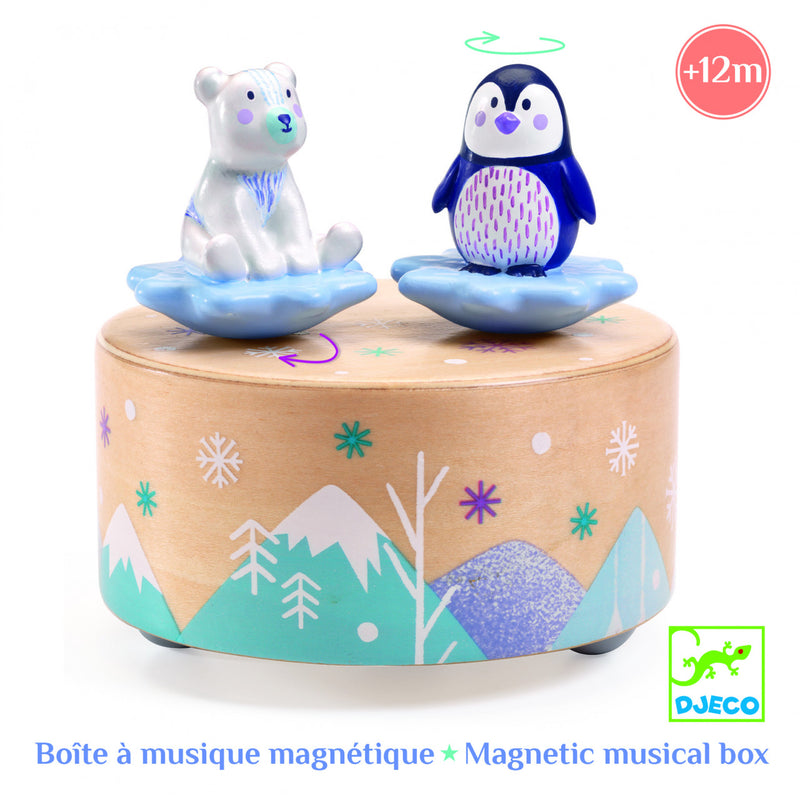 Cutie Muzicala Magnetica Djeco, Dansul Pinguinului Cu Ursuletul