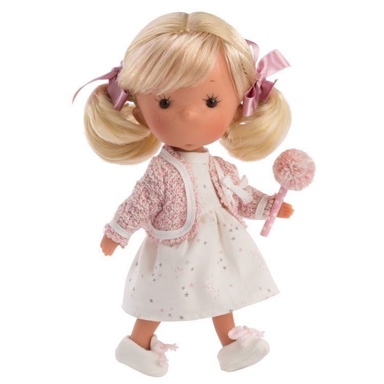 Papusa Llorens, Miss Lilly Queen, cu par blond, 26 cm