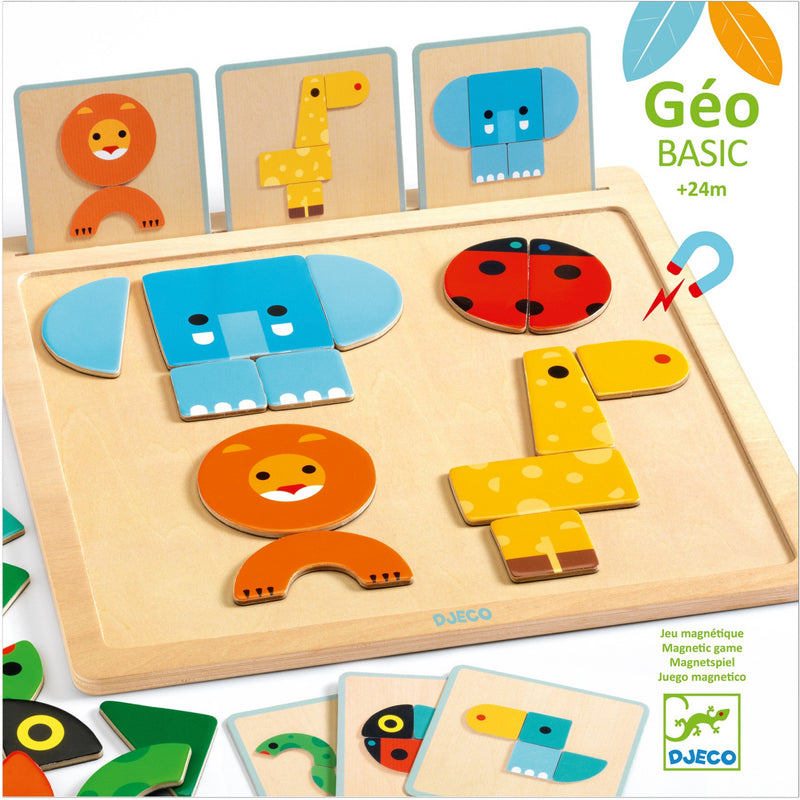 Geo Basic Djeco, Joc Pentru Bebe Cu Forme Geometrice