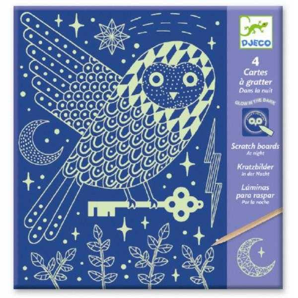 Joc Creativ De Razuit Planse Fluorescente, Noaptea