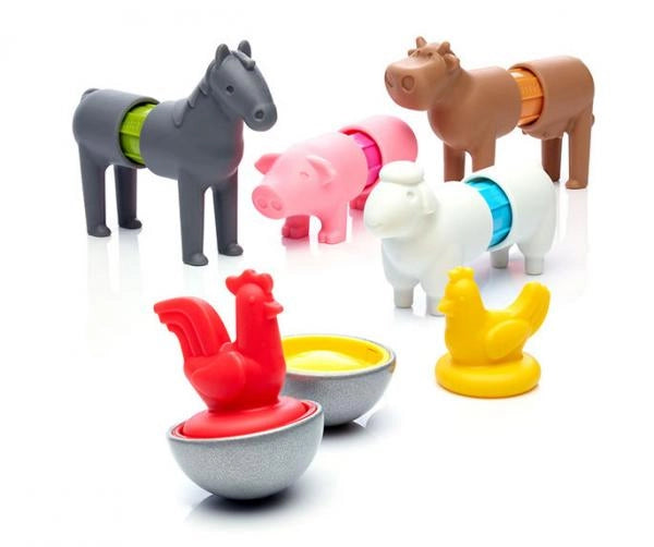 Joc magnetic SMARTMAX MY FIRST FARM ANIMALS - Primele mele animale de la ferma