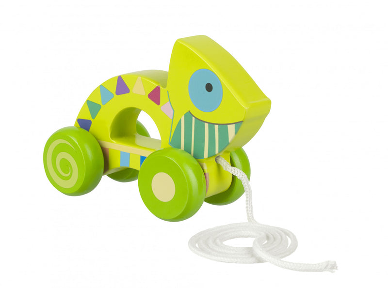 Jucarie De Tras Cameleon, Orange Tree Toys