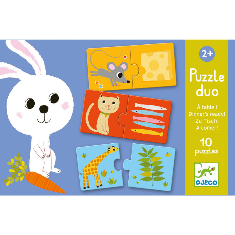 Jucarii Educative Puzzle Duo Djeco La Masa