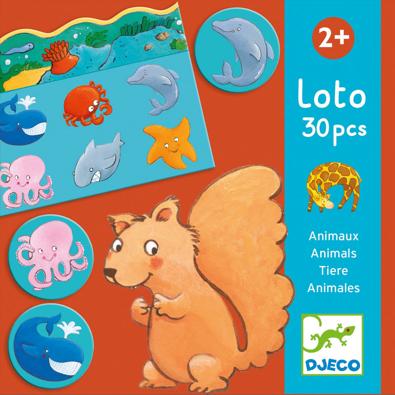 Loto Cu Animale Djeco