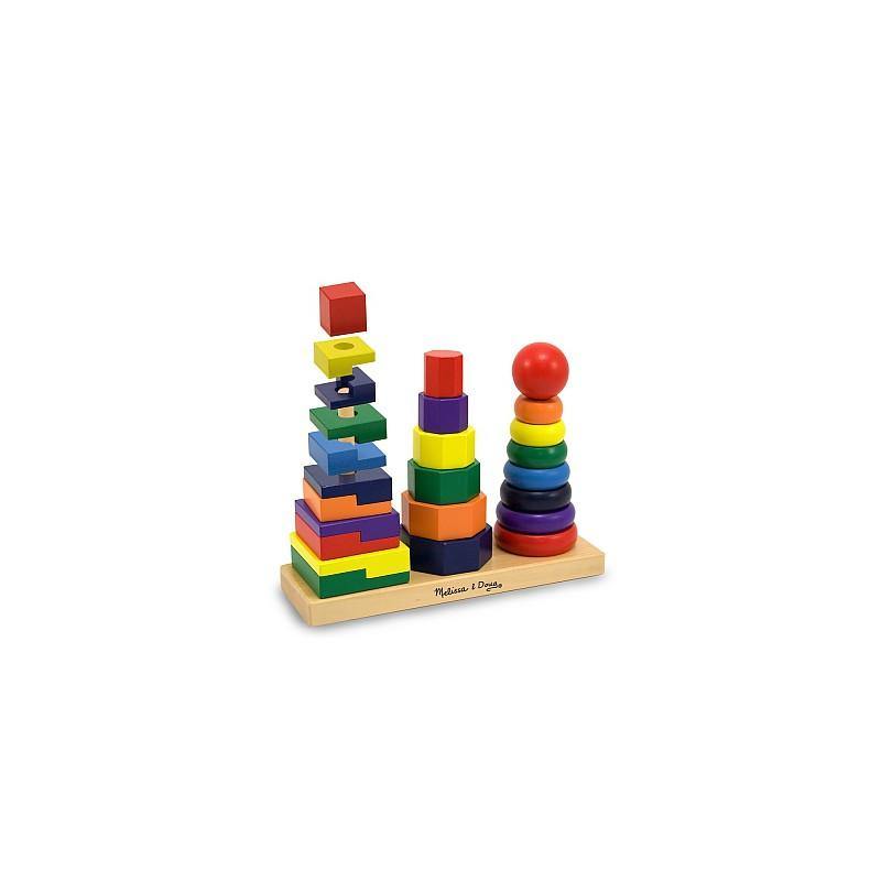 Forme geometrice de stivuit Melissa & Doug - www.copilarestiromania.com