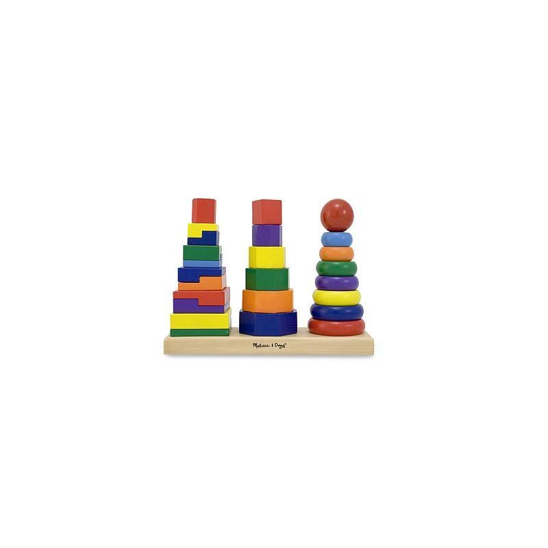 Forme geometrice de stivuit Melissa & Doug - www.copilarestiromania.com