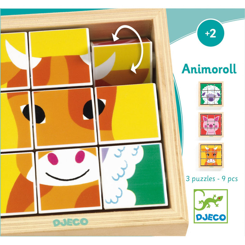 Puzzle Animoroll Djeco