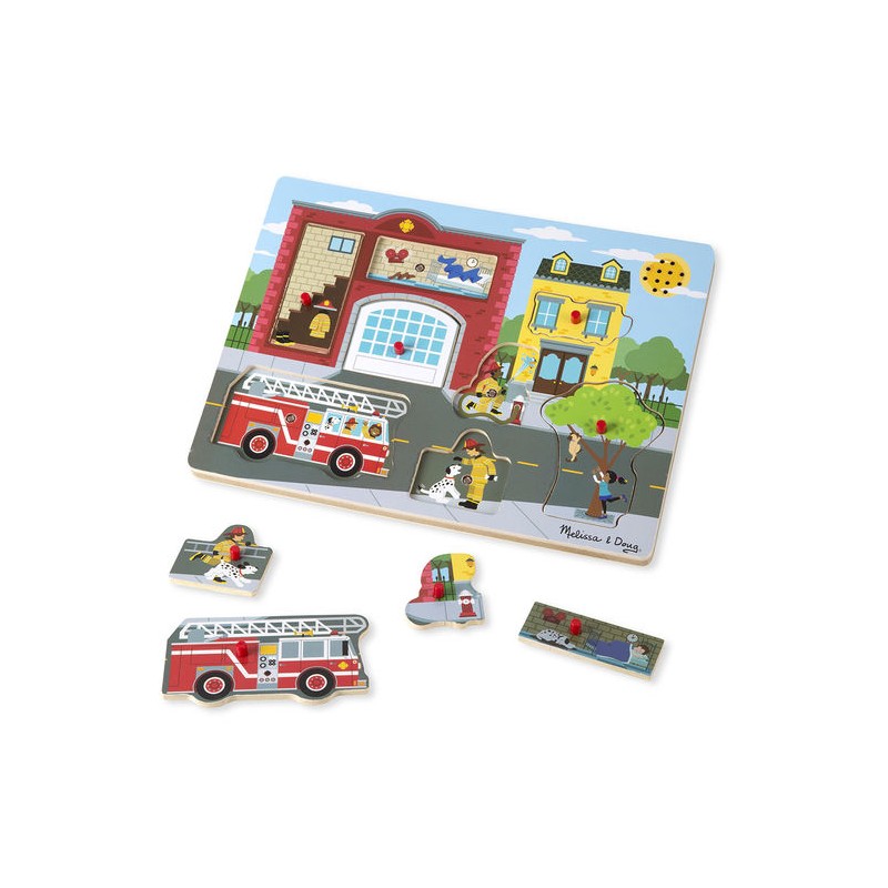 Puzzle sonor Brigada de Pompieri  - Melissa & Doug