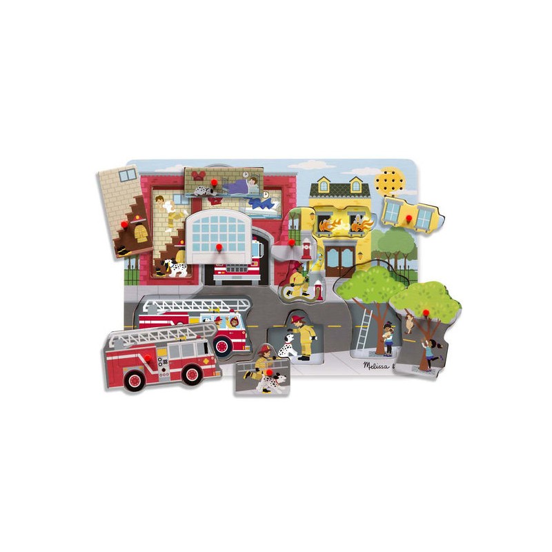 Puzzle sonor Brigada de Pompieri  - Melissa & Doug