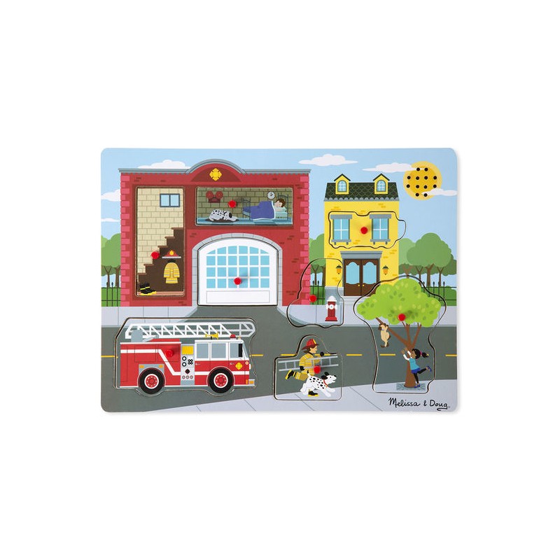 Puzzle sonor Brigada de Pompieri  - Melissa & Doug