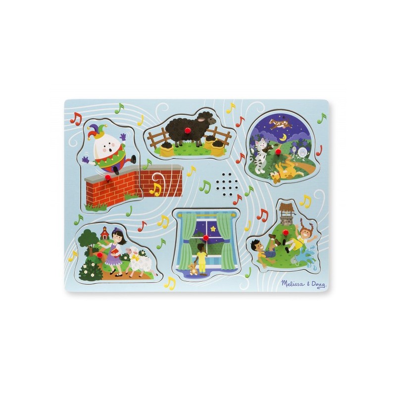 Puzzle sonor Cantecele copilariei  - Melissa & Doug