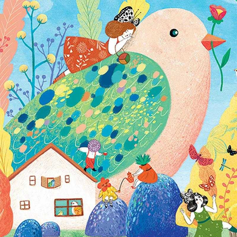 Puzzle Djeco Miss Birdy 350 Piese