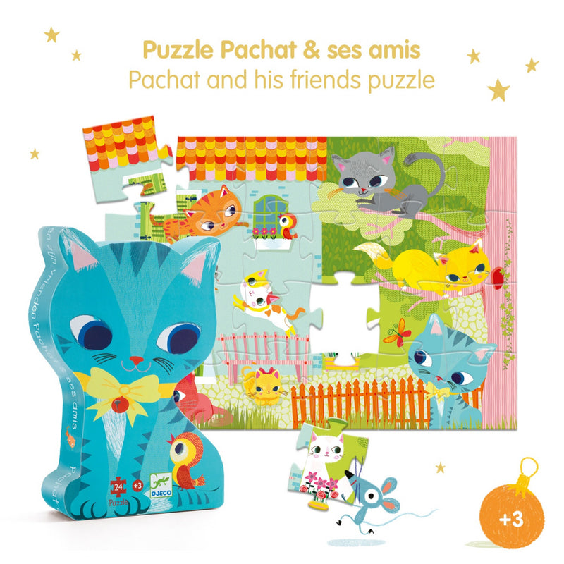 Puzzle Djeco Pisici Jucause