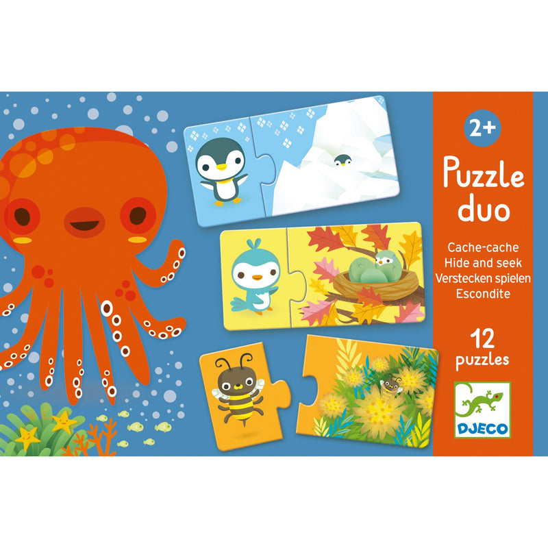 Puzzle Duo Djeco Ascunselea