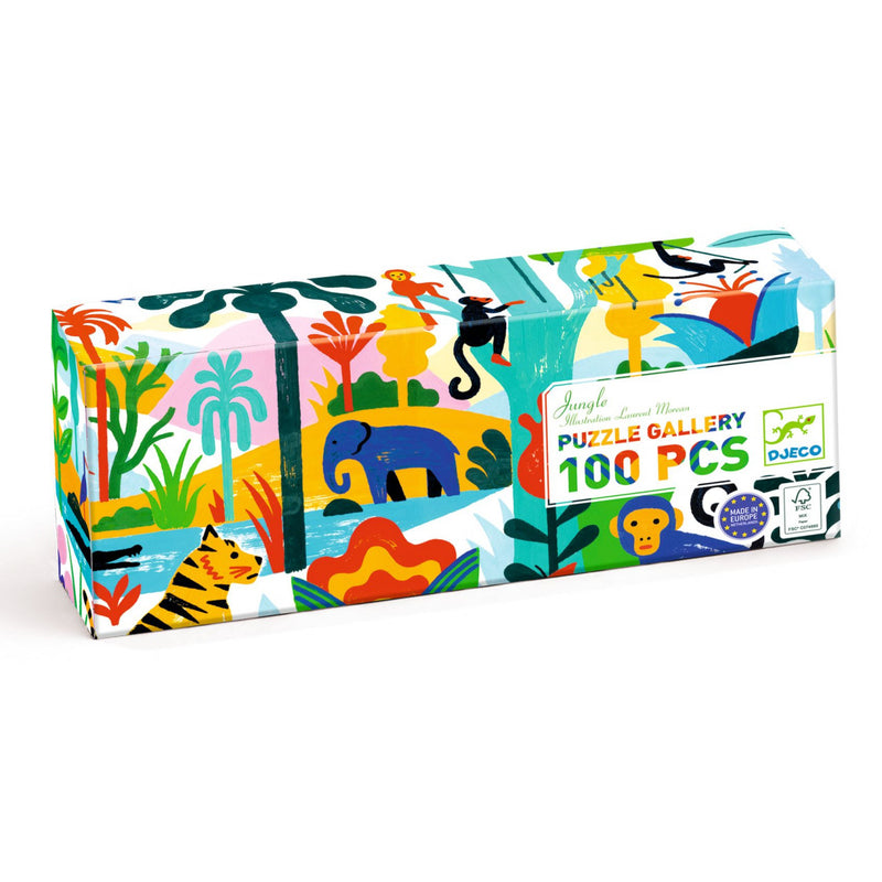 Puzzle Galerie 100 Piese Jungla, Djeco