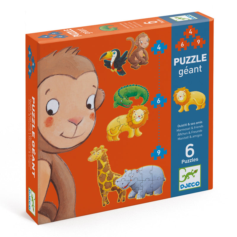 Puzzle Gigant Djeco Animale Salbatice