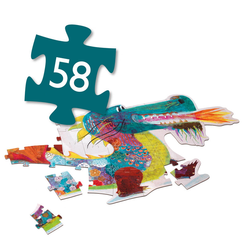 Puzzle Gigant Djeco Dragon