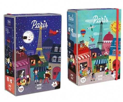 Puzzle Londji, Noapte Si Zi La Paris