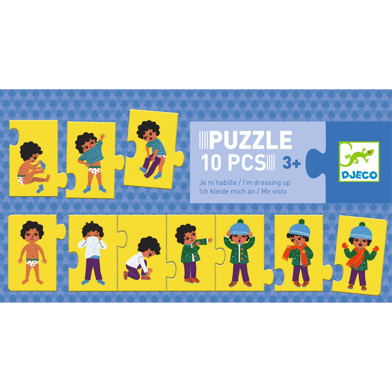 Puzzle Ma Imbrac Singur Djeco