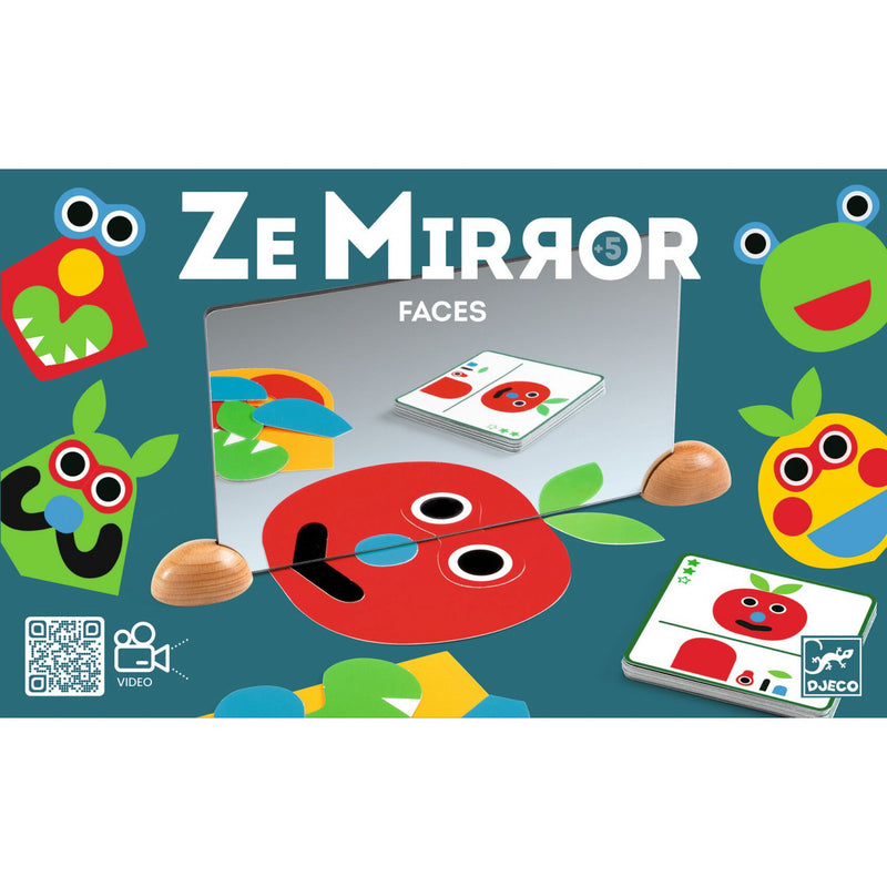 Set Creativ Cu Oglinzi Djeco, Ze Mirror Faces