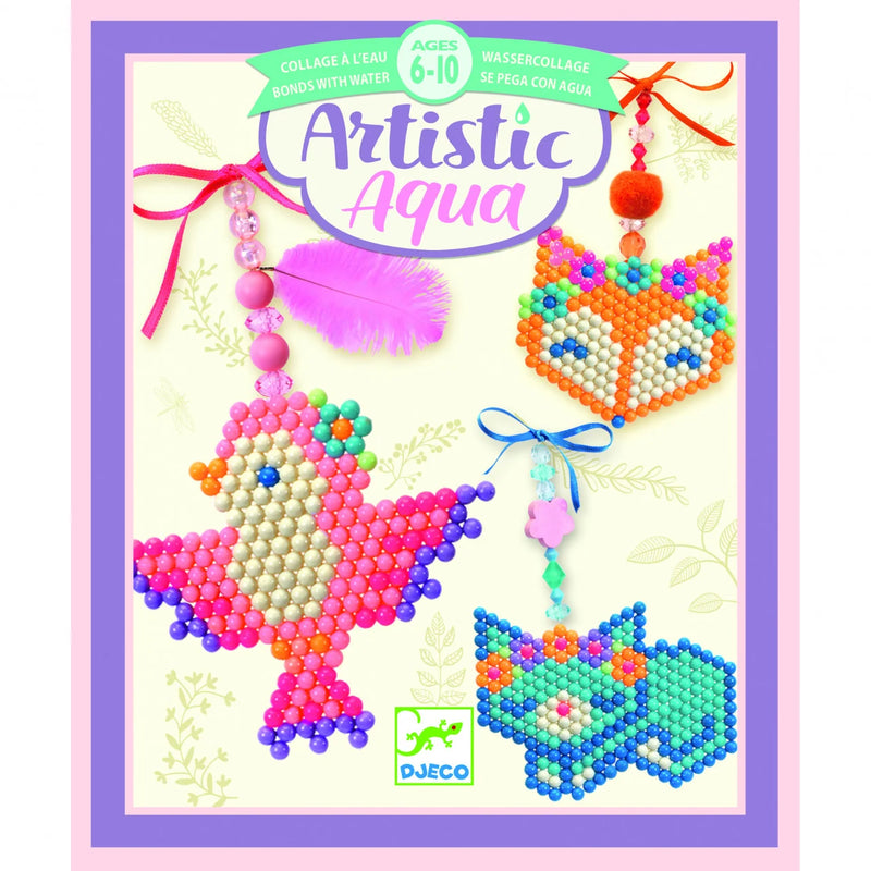 Set creativ DIY Aqua Beads DJECO - animale din margele