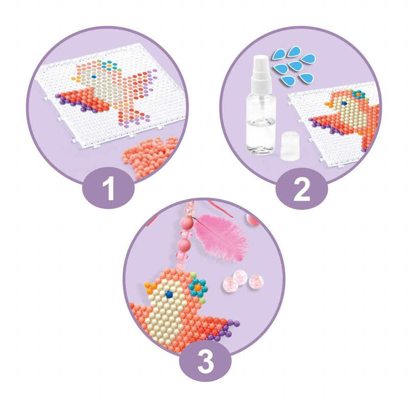 Set creativ DIY Aqua Beads DJECO - animale din margele