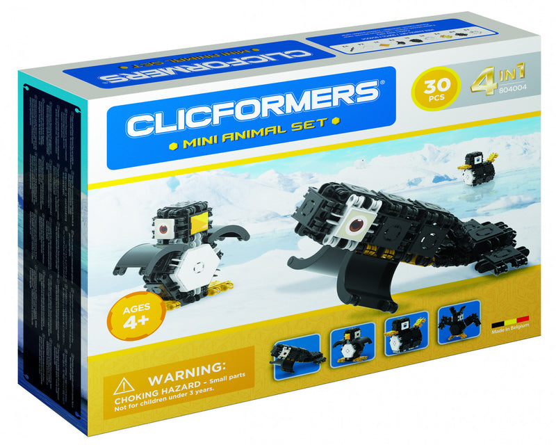 Set De Construit Clicformers- Mini Animal Set 30 Piese