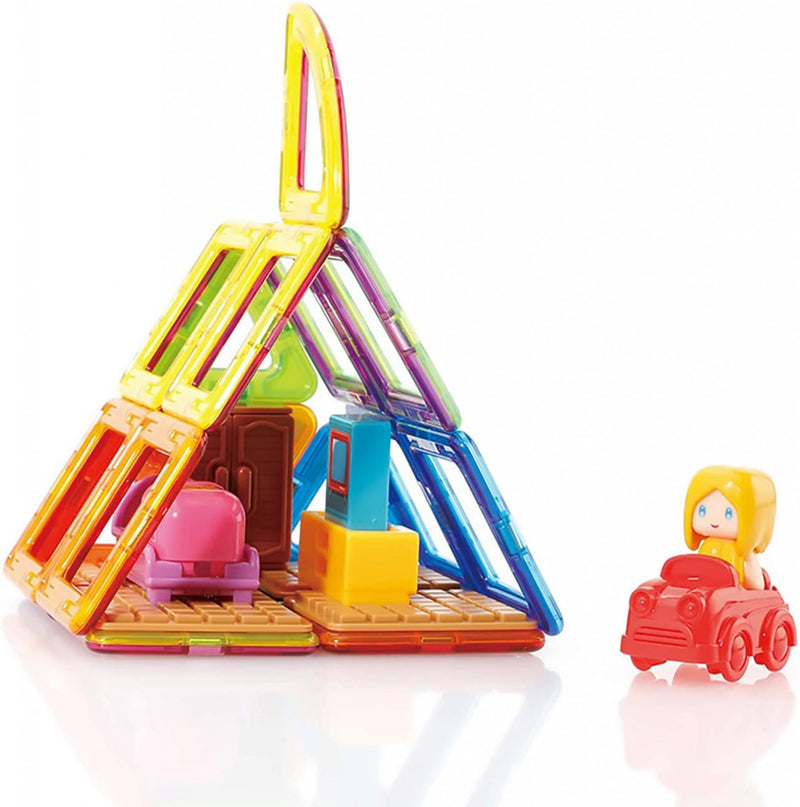 Set De Construit Magformers- Casa Maggy, 33 Piese