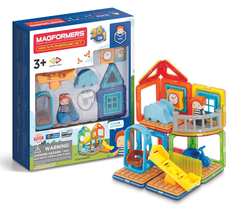 Set De Construit Magformers- Locul De Joaca, 33 Piese