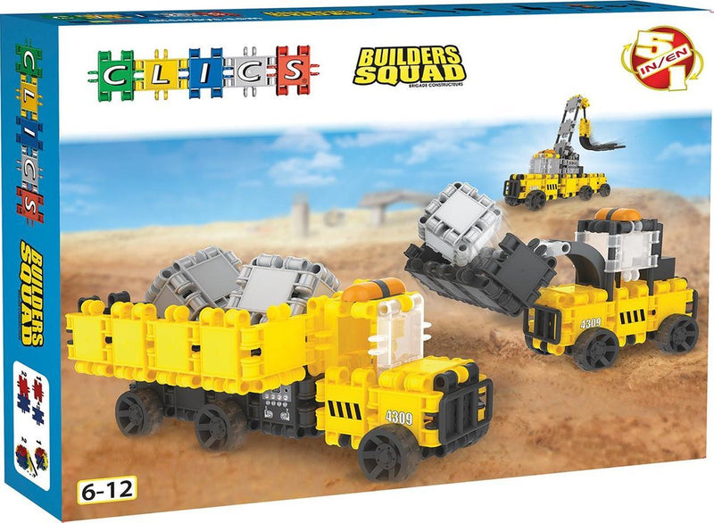 Set De Construit Vehicule De Constructie, Clicformers