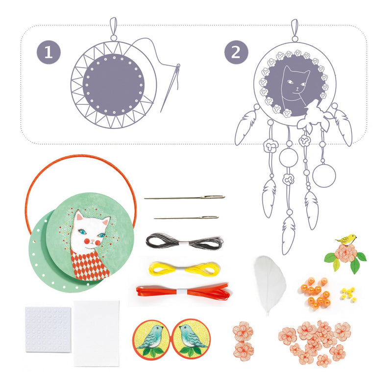 Set Diy Djeco, Arlecat Dreamcatcher