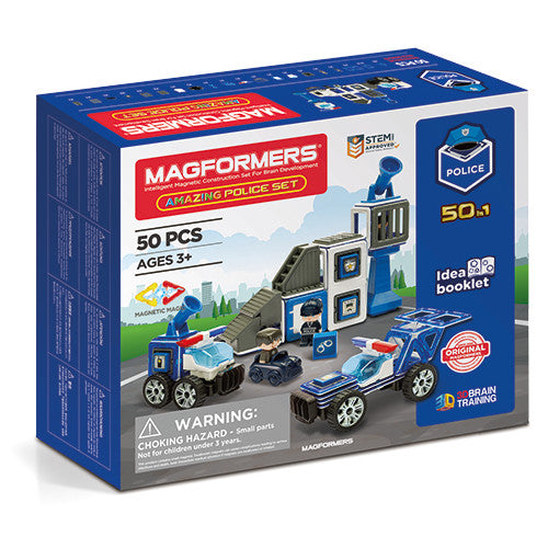 Set Magnetic Magformers, Uimitorul Set De Politie