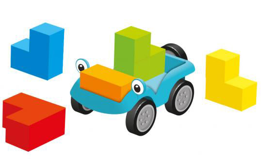 Joc SMART CAR 5x5 - jocuri Smart Games 4 ani + Joc Masina Inteligenta