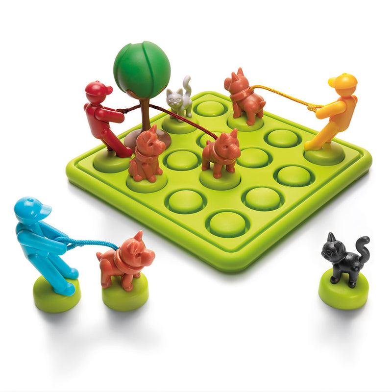 Joc Walk the dog - Smart games - Plimba cainele - jocuri de logica copii - jocuri Smart Games