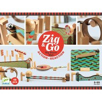 Zig & Go Djeco, Set De Constructie Trasee, 48 Piese